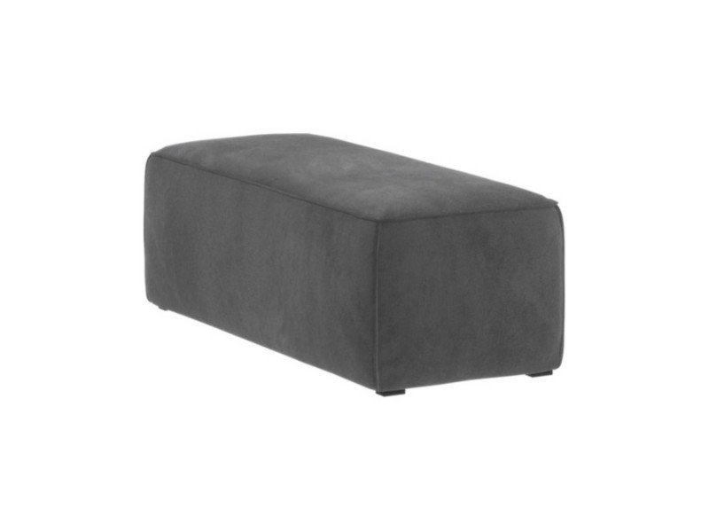 Pufa Tapicerowana VINCI Grafitowa 120x50 Welurowa Prostokątna do Fotela 783773