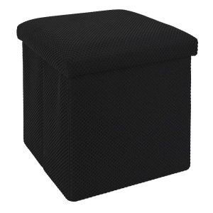 Pufa URBAN BOX Czarna ze Schowkiem 38×38 cm do salonu 774948 Pufa URBAN BOX Czarna ze Schowkiem 38×38 cm do salonu 774948