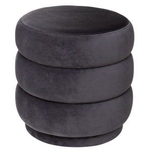 Pufa welurowa SINAN, Ø 40 cm 86257 Pufa welurowa SINAN, Ø 40 cm 86257