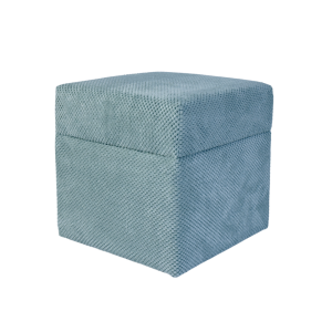 Pufa welurowa ZEFIR DOT 40×40 cm kwadratowa otwierana morska 794965 Pufa welurowa ZEFIR DOT 40×40 cm kwadratowa otwierana morska 794965