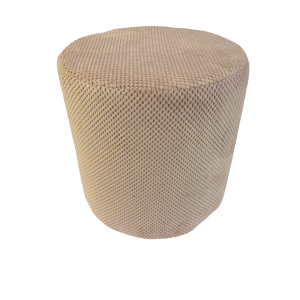 Pufa welurowa ZEFIR DOT 40×40 cm okrągła podnóżek siedzisko brudno różowa 795055 Pufa welurowa ZEFIR DOT 40×40 cm okrągła podnóżek siedzisko brudno różowa 795055