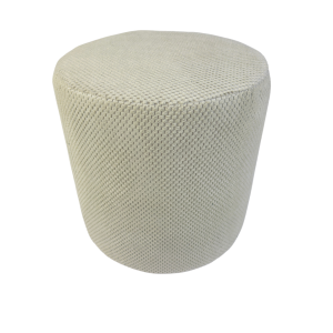 Pufa welurowa ZEFIR DOT 40×40 cm okrągła podnóżek siedzisko jasno beżowa 795219 Pufa welurowa ZEFIR DOT 40×40 cm okrągła podnóżek siedzisko jasno beżowa 795219