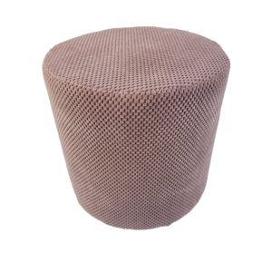 Pufa welurowa ZEFIR DOT 40×40 cm okrągła podnóżek siedzisko różowa 795118 Pufa welurowa ZEFIR DOT 40×40 cm okrągła podnóżek siedzisko różowa 795118