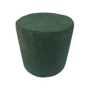 Pufa welurowa ZEFIR DOT 40×40 cm okrągła podnóżek siedzisko zielona 795100 Pufa welurowa ZEFIR DOT 40×40 cm okrągła podnóżek siedzisko zielona 795100